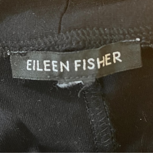 Eileen Fisher Stretch Jersey Knit Long Line Open Front Jacket/Cardigan - Picture 12 of 12